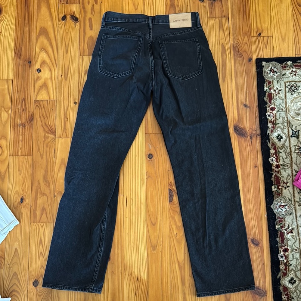 Calvin Klein Women's Black Straight Leg Jeans